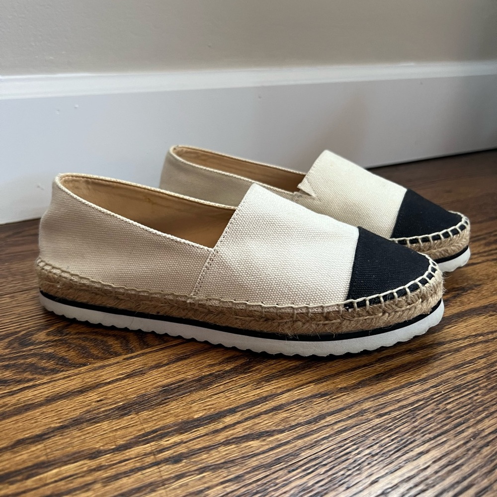 Kensie espadrille platform shoe